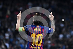 Lionel Messi goal celebration