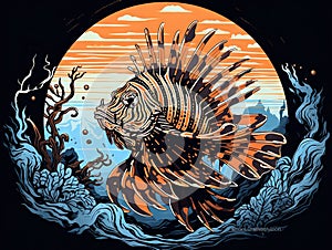 LionFish in a Circle