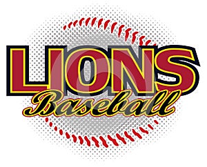 Lions Baseball Design