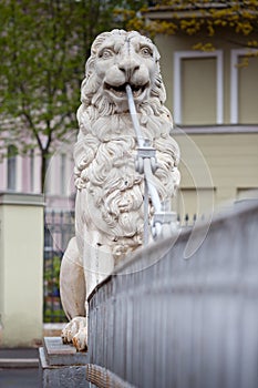 Lions Bridge over the Griboyedov Canal