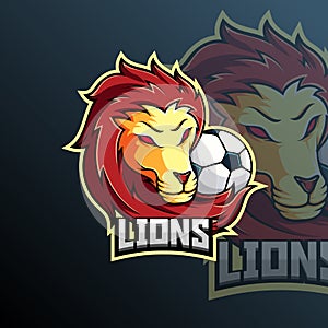 Lions Football Logo Team Badge