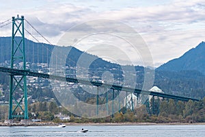 Lions Gate Bridge also known as First Narrows Bridge