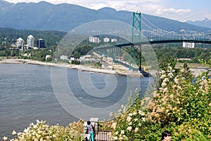 Lions Gate Bridge in Vancouver