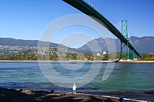 Lions Gate Bridge in Vancouver / Canada