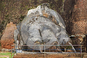 Lions paw at Sigiriya