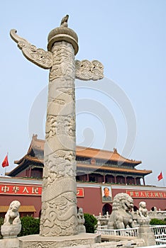 Lions at Tiananmen Gate