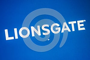 Lionsgate Web Site. Selective focus.