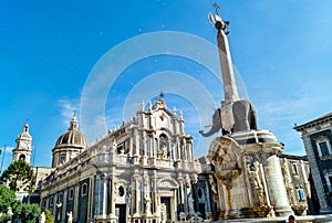 Liotru and Cathedral in Catania, Sicily