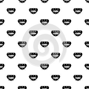 Lip augmentation pattern vector seamless