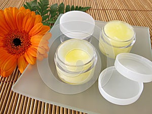 Lip balm with honey