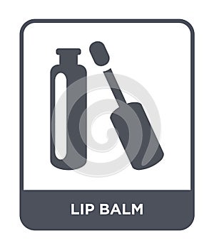 lip balm icon in trendy design style. lip balm icon isolated on white background. lip balm vector icon simple and modern flat