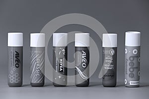 Lip balms, copy space