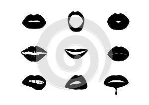 Lip icons photo