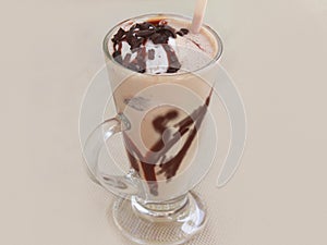 Lip smacking Glacier coffee shake