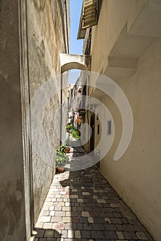 Lipari town on the island of Lipari, Sicily