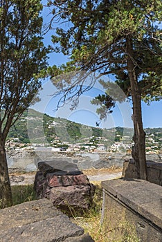 Lipari town on the island of Lipari, Sicily