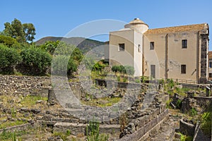 Lipari town on the island of Lipari, Sicily