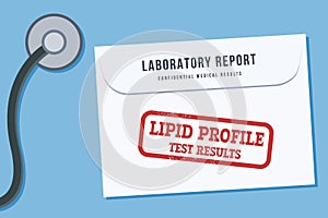 Lipid profile medical test results