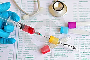 Lipid profile test