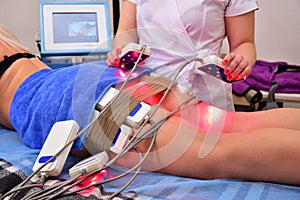 Lipo laser. Hardware cosmetology. Body care. Non surgical body sculpting. body contouring treatment, anti-cellulite and anti-fat t