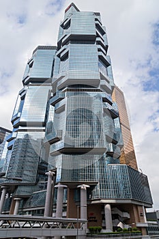 Lippo Centre skyscrapers in Hong Kong