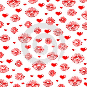 Lips & hearts