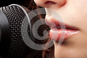 Lips and Microphone