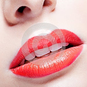 Lips zone makeup