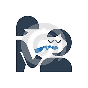 Lipstick Application Icon