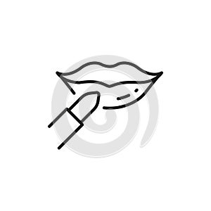 Lipstick Application Icon