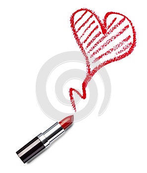 lipstick beauty make up heart love