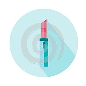 Lipstick hat icon. Beauty and accessoires