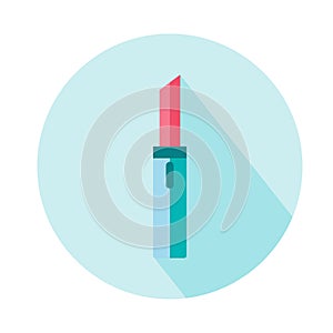 Lipstick hat vector icon. Beauty and accessoires