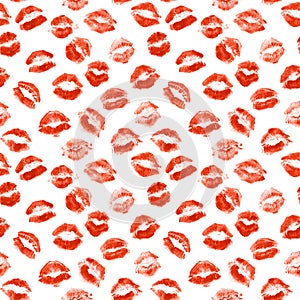 Lipstick kiss photo