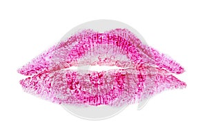 Lipstick kiss