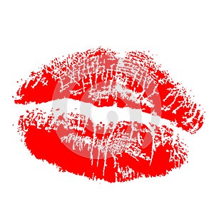 Lipstick kiss