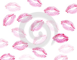 Lipstick kisses