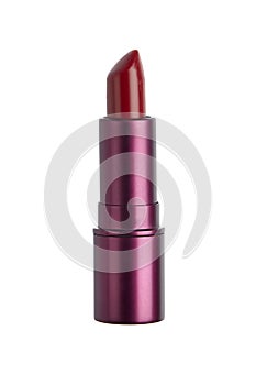 Lipstick or Lip Gloss Make Up on a White Background