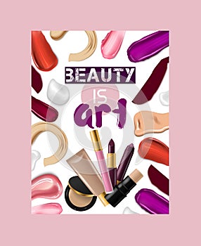 Lipstick pattern vector beautiful red color fashion pink lipgloss lip makeup art illustration backdrop of shiny liquid