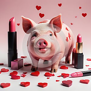 Lipstick on a Pig Valentine