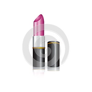 Lipstick. Vector illustration decorative background design