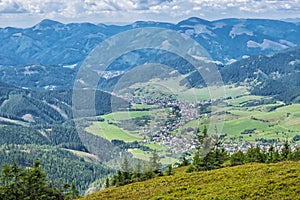 Liptovska Luzna village, Low Tatras, Slovakia