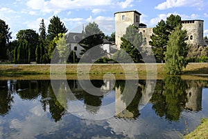 Liptovsky Hradok castle, Slovakia landscape. Vysok Tatry