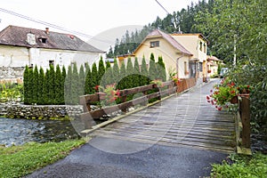 Liptovsky Jan spa village. Slovakia