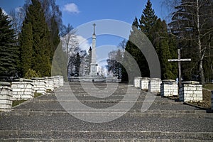 Liptovsky Mikulas, Haj-Nicovo, Slovakia: memorial to fallen heroes in World War II