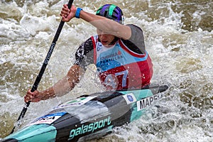 Canoe slalom - water sport