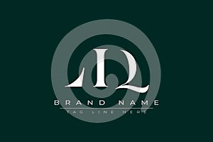 LIQ abstract letter logo design