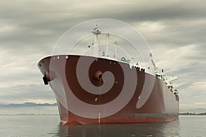 Liquefied gas carrier ship