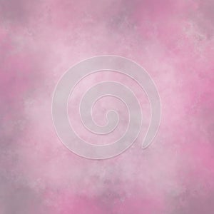 Liquid abstract watercolor pastel rose pink colors with blob sponge shapes with empty lighter copy space