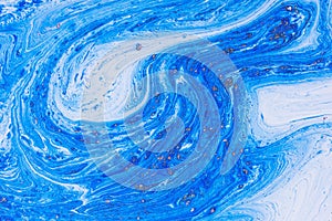 Liquid acrylic. Fluid art- color blot
